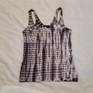Casual Neutral Cotton Tie Dye Tank